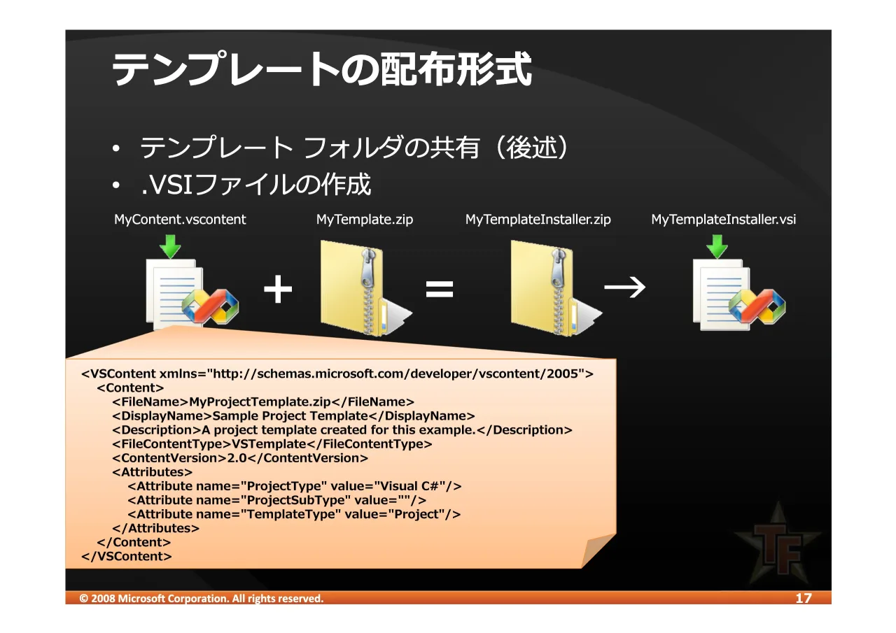 17 ページ：© 2008 Microsoft Corporation. All rights reserved. 4:;<DEFG • "# $!%&'()*+ • 96, !01 0\&RQWHQWYVFRQWHQW 0\7HPSODWH]LS 0\7HPSODWH,QVWDOOHU]LS 0\7HPSODWH,QVWDOOHUYVL :#$$*$!%&+,--!.+!(".#!#/ (.#-01#-1!....