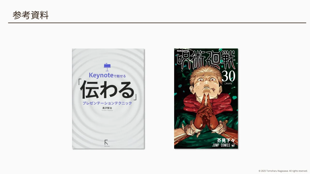 33 ページ：© 2025 Tomoharu Nagasawa All rights reserved. 参考資料